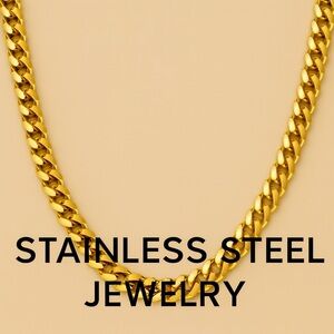 Cuban Link Chain Necklace 5mm